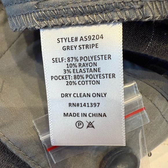 Astr The Label Grey Stripe Wrap Skirt - Picture 5 of 5